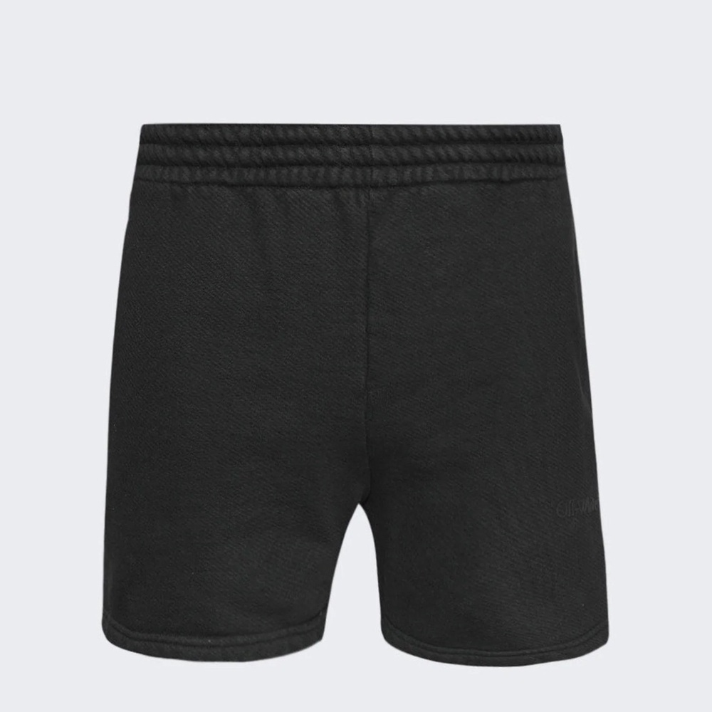 Off-White | Men | Bookish Laundry Summer Sweat Shorts | Black